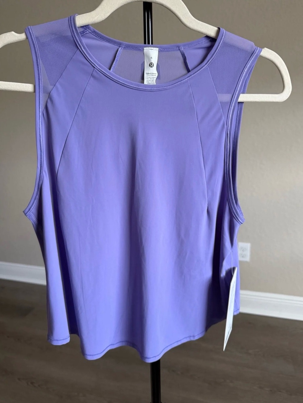 lululemon athletica Lavender Sculpt crop tank